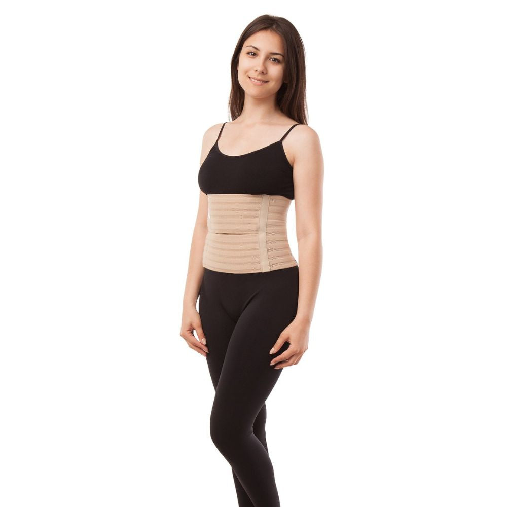 9 Abdominal Binder - Breathable Belly Band Medium Support