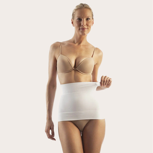GABRIALLA Seamless Body Shaping Abdominal Support Binder, Milk Protein Fiber - Gabrialla