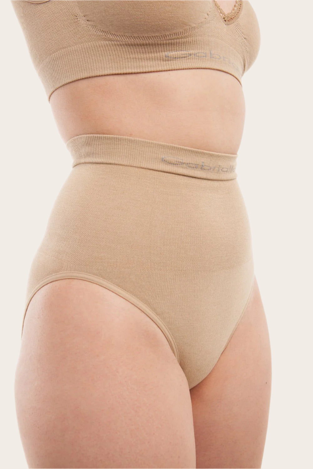 Postpartum Briefs - Seamless, Milk Protein Fiber (PPM-525) - Gabrialla group beige group-beige