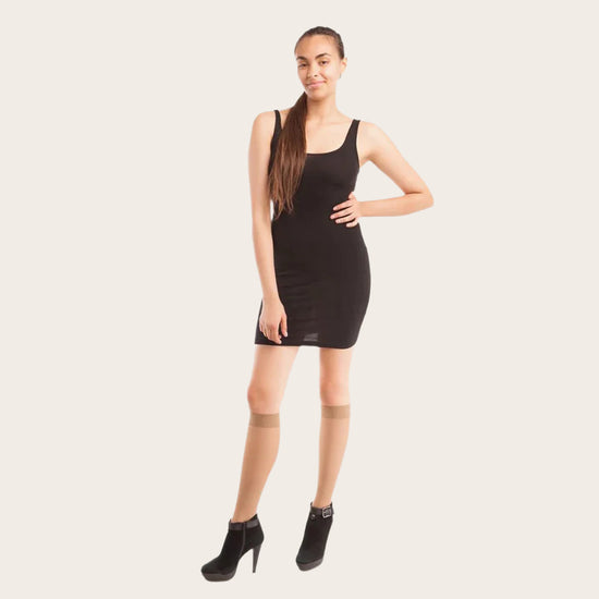 Gabrialla® Sheer Compression Knee Highs: 15-20 mmHg | H-160 - Gabrialla