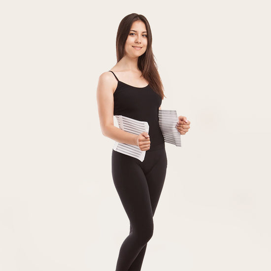 8" Abdominal Binder - Breathable Light Support (AB-208) - Gabrialla