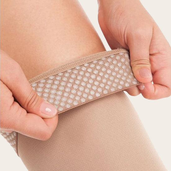 Gabrialla® Microfiber Thigh Highs - Graduated Strong Compression Stockings - 25 to 35 mmHG | H-306 - Gabrialla
