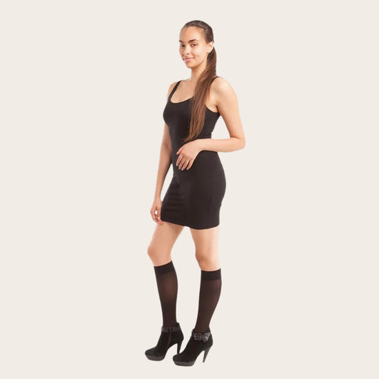 Gabrialla® Sheer Compression Knee Highs: 15-20 mmHg | H-160 - Gabrialla