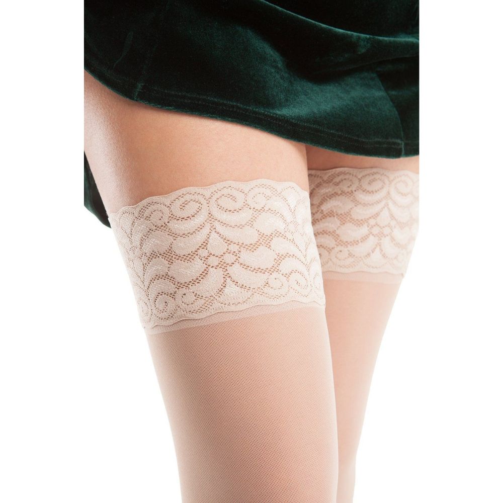 medium compression thigh high compression stockings