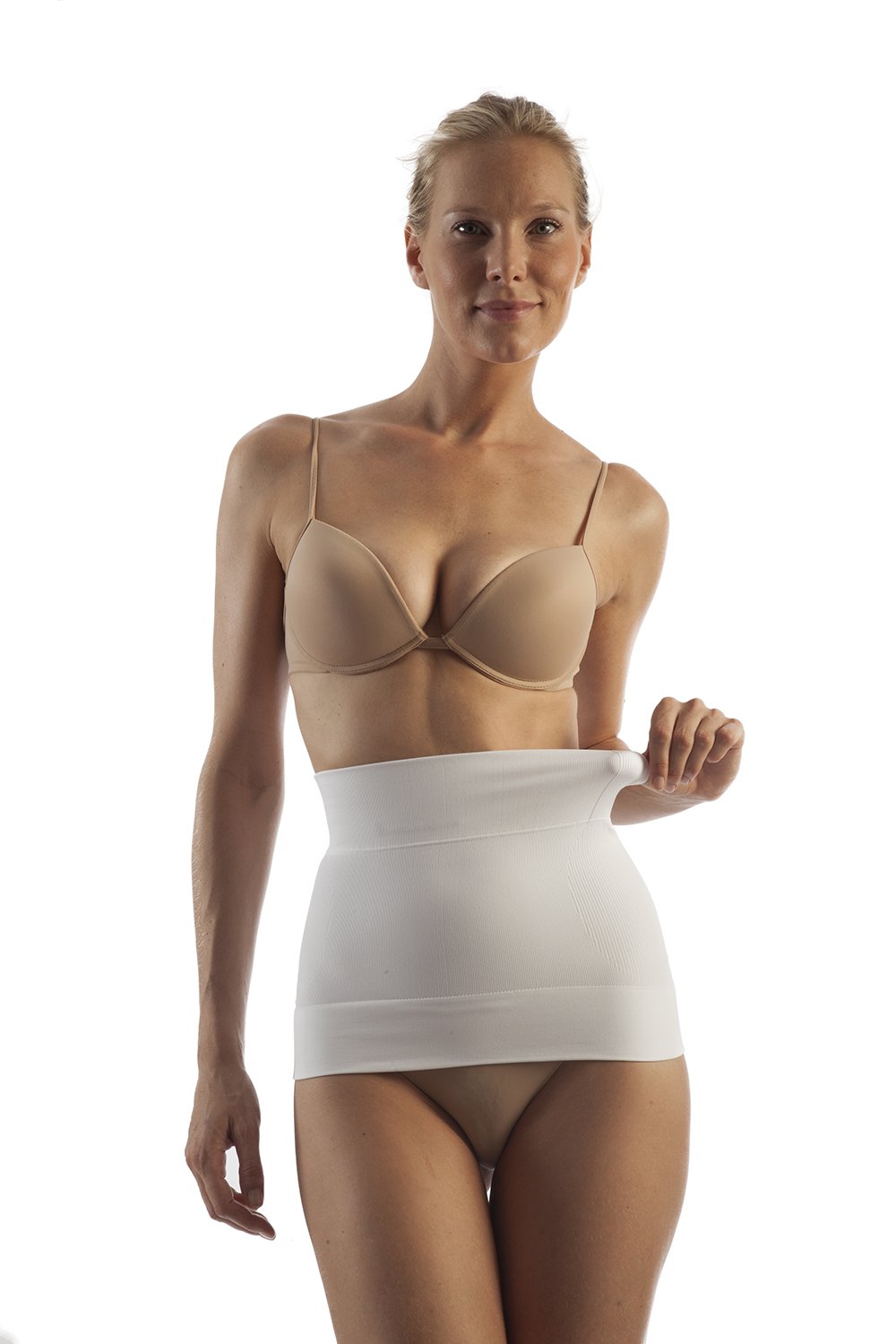 GABRIALLA Seamless Body Shaping Abdominal Support Binder, Milk Protein Fiber (BSM-705) - Gabrialla