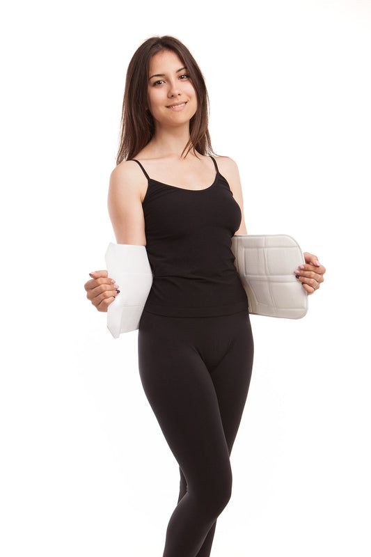 9" Abdominal Binder - Standard Elastic 3 Panels (AB-309RG) - Gabrialla