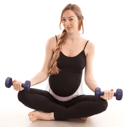 Plus Size Maternity Belt group-white  group-white-with-pink-trim